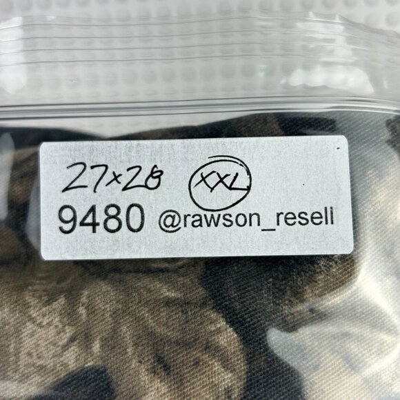 Jerzees Camo Camouflage Bomber Jacket XXL 2XL USA Made Vtg 90s Outdoor Mossy Oak - Picture 7 of 7